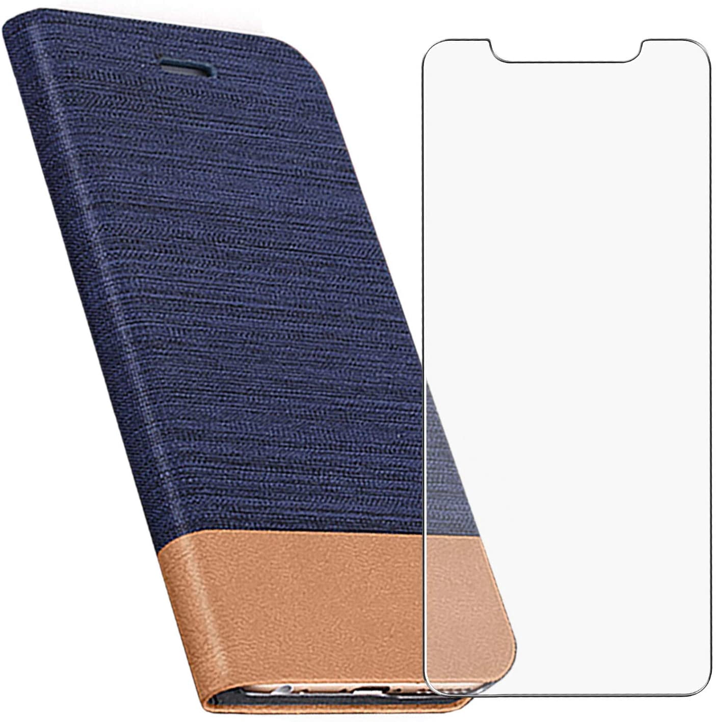 Custodia In Pelle Portafoglio Per ZTE Blade A51 - Con Chiusura Magnetica E Cavalletto, Verde