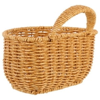 2 Count Organizer Produce Woven Wall Basket Small Size Storage Handle