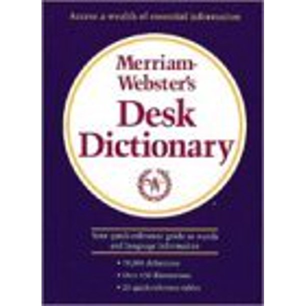 Merriamster's Desk Dictionary (Hardcover)