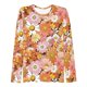 thumbnail image 1 of MHFRRA Camiseta de Manga Larga con Cuello Redondo y Estampado para Mujer, Moderna e Informal. Naranja, 1 of 2