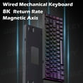 thumbnail image 3 of Magnetic Axis Gaming Mechanical Keyboard RGB Backlight 8K Return Rate Hot Swap switch Custom Key Range E-Sport Game keyboards, 3 of 9