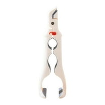 Kitchen Safety Essential: 3-in-1 Hot Plate Gripper with Multi-Angle Anti-Scald Clip, Grabber Tool & Lockable Tongs Prevent Burns, Handle Hot Cookware Safely