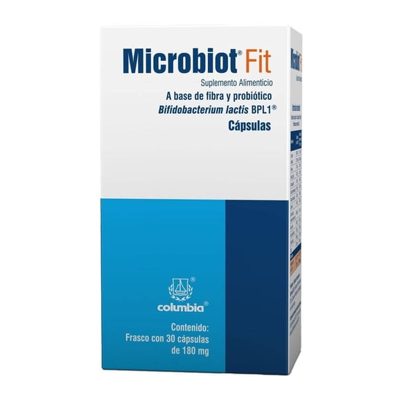 Suplemento alimenticio Microbiot Fit 30 cápsulas 180 mg