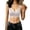 White, variant on Womens Jelly Bras Solid Color Mesh Lift Fleece Soft Support Back Bra