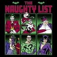 thumbnail image 2 of Men's Batman The Naughty List Villains Graphic T-Shirt, 2 of 5