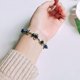 thumbnail image 3 of Xiao Hua Pulsera de metal con hojas de plantas, perlas de agua dulce, frutas y arándanos para mujeres y niñas, ideal como regalo de cumpleaños o fiesta (color del metal: 1), 3 of 5