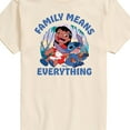thumbnail image 3 of Lilo & Stitch - Family Means Everything - Men's Short Sleeve Graphic T-Shirt, 3 of 5