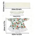 thumbnail image 3 of Sruoe Christmas Porch Goose Outfits, 23 Inch Winter Snowman Porch Goose Clothes, Goose Clothes Dress, Duck Sculpture Clothes for Lawn Statue Cement Statue Yard Patio Party Decoration, 3 of 7