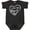 Black Leopard, variant on Inktastic I Love My Mom and Dad in White Chalk Heart Boys or Girls Baby Bodysuit