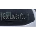 thumbnail image 1 of God Loves You Decal Car or Truck Window Decal Sticker, 1 of 1