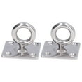 thumbnail image 3 of Rotatable Ceilings Hooks,  Ceiling Hook 2Pcs Highly Polished Non Burrs  For Yoga Swing Hammock For Fasteners, 3 of 8