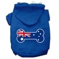 thumbnail image 4 of Mirage Pet Products Bone Shaped Australian Flag Screen Print Pet Hoodies Brown Size XS, 4 of 11