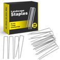 thumbnail image 1 of Grampas para Jardín Landscape Staples HongWay 300 Unidades 15 cm Galvanizadas, 1 of 7