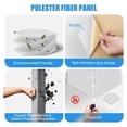 thumbnail image 6 of LAIQIEN 12PCS Acoustics Foam Wall Tiles Soundproof Foam Panel Hexagonal Wall Panels Perfect for Quiet Study Spaces and Library, 6 of 12