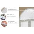 thumbnail image 3 of Redi Shade No Tools Original Arch Light Blocking Pleated Shade Natural, 72" W x 36" L, 3 of 10