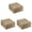 Khaki 3PCS, variant on 12/6 PCS Chicken Nesting Pads, Laying Hen Nesting Pad Thickened Washable Liners Reusable Poultry Bedding Mat Cuttable Nest Multifunctional Chicken Nesting Box Liners for Hen Laying Eggs
