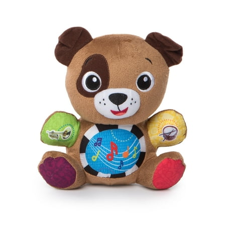 Baby Einstein Press & Play Pals Plush Activity Toy, Ages 3 months +