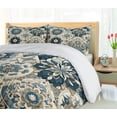 thumbnail image 5 of Ambesonne Ethnic Duvet Cover Set, Mosaic Look Azulejo Inspired, King, Off White Cadet Blue, 5 of 6