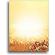 Sunset Wheat Autumn Stationery Paper - 80 Sheets
