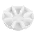 thumbnail image 1 of Raised Ridge Saucer for Planter 5 Inch 6 Inch 7 Inch Round Flower Pot Water Catcher Heavy Duty Drip Tray for Indoor Outdoor Use, 1 of 8