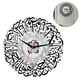 thumbnail image 5 of Reloj de pared de de caligrafía islámica de acrílico religioso decoración de dormitorio de habitación de guardería musulmana Borde negro Colco Reloj de pared, 5 of 8
