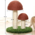 thumbnail image 4 of Mushroom Scratching Post Creative Funny Cat Scratch Tree Cat Scratcher, 4 of 10