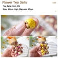 thumbnail image 5 of 100% Organic Mix Blooming Tea Balls/Flowering Tea Balls Chinese Tea 8 kinds Different Tea Balls (16PCS, Yellow), 5 of 5