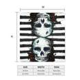 thumbnail image 4 of Salouo Watercolor Skull for Magnetic Mailbox Covers Waterproof Post Box Cover Post Letter Box Cover Post Box Cover Home Decor for Garden/Yard /Farmhouse-21x18 in, 4 of 8