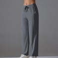 thumbnail image 2 of Timegard Womens Workout Pants Drawstring Trackpants Breathable Lightweight Outdoor Gym Pants with Pockets, 2 of 4