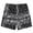 a-Black15740, variant on FINALGANG Boys Kids Fashion Casual Print Quick Dry Shorts Elastic Waist Loose Fit Lightweight Casual Beach Shorts For Summer Daily Wear Black 11-12 Years