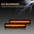 thumbnail image 4 of Smoked Side Marker Signal Lights For 1987-1995 Jeep Wrangler YJ, 4 of 11
