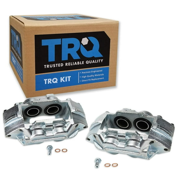 TRQ Front Brake Caliper Set Compatible with 2015-2019 Chevrolet Colorado GMC Canyon