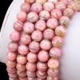 thumbnail image 4 of Natural Healing Power Gemstone Crystal Beads Unisex Adjustable Macrame Bracelets 8mm,Rhodochrosite, 4 of 4