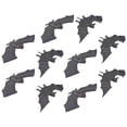 thumbnail image 4 of 10pcs Halloween Hanging Rubber Bats Realistic Horror Hanging Bats Halloween Props, 4 of 7