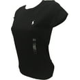 thumbnail image 2 of Polo Ralph Lauren Women's Classic Fit Crew Neck T-Shirt , Black White Pony, M, 2 of 2