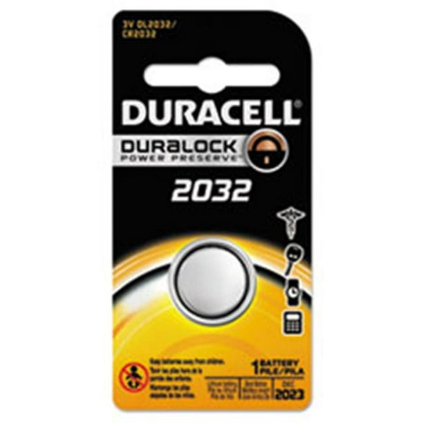 Duracell Produits DL2032BPK Pile Bouton Batterie Électronique au Lithium&44; 3V