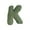 K, variant on Decorative English Alphabet Letter Pillows Set - Soft Throw Cushions for Sofa, Bed, Car Interior Decor (38x30cm)
