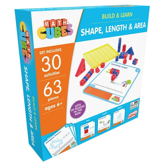Junior Learning Mathcubes - Shape, Length and Area