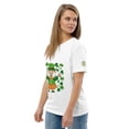 thumbnail image 3 of Good Luck Unisex Organic Cotton Tee Shirt Short Sleeve Crew Neck Variety (White, M), 3 of 4