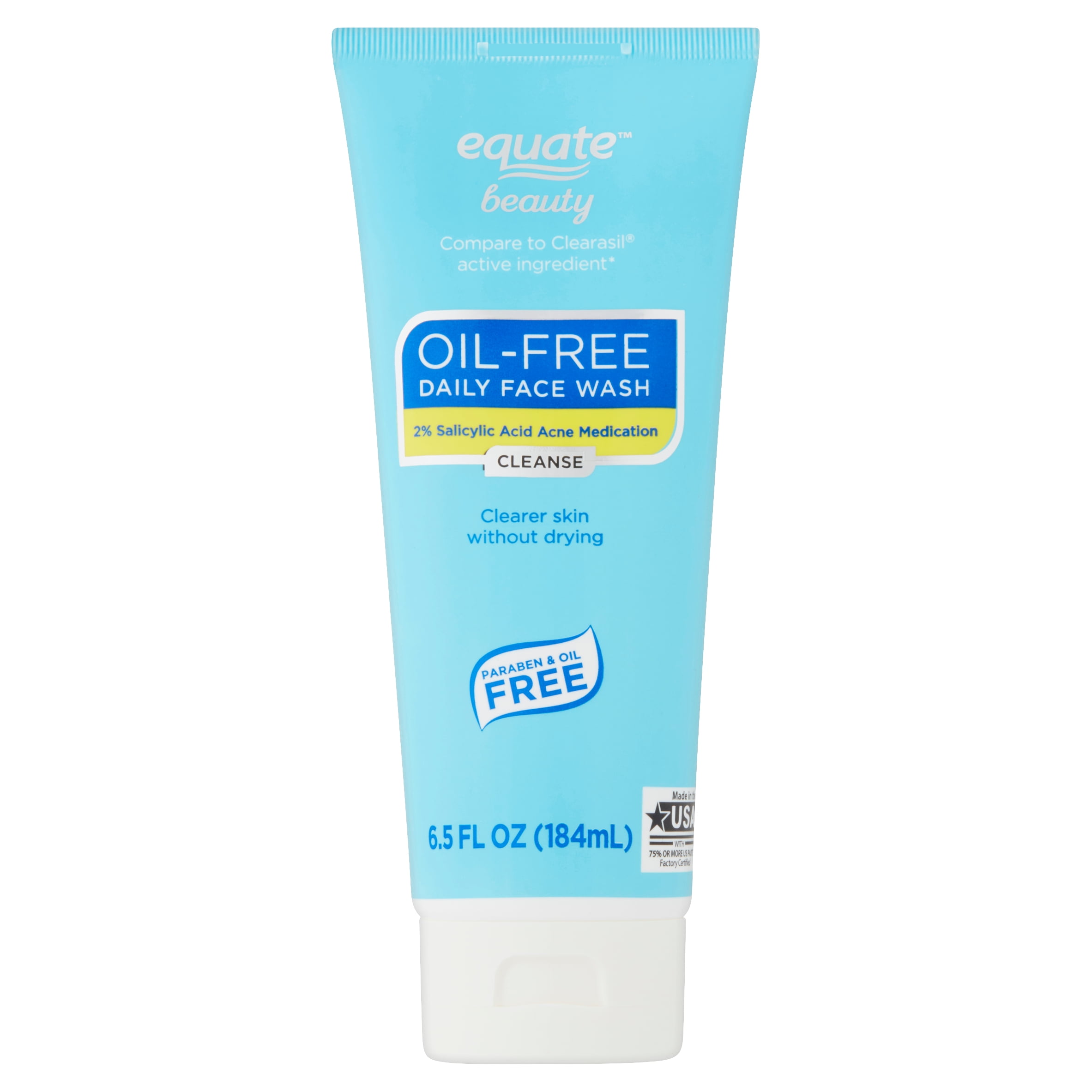 Equate Beauty OilFree Daily Face Wash, 6.5 fl oz