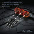 thumbnail image 2 of Viper The Freak Steel Tip Dart Set, 3 Knurled Rings, 22 Grams, 2 of 11