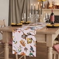 thumbnail image 2 of Table Runners 90 Inches Long Dress Scarves, Pink Spring Floral Farmhouse Coffee/Dining/Kitchen Table Runner for Living Room, Summer Botanical Vintage Birds 13x90 Inch, 2 of 9