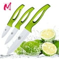 thumbnail image 3 of Ceramic Knife Sharp Household Fruit Knives Set with 5inch Utility Knife and 4inch Paring and 3inch Cutter Tools with Sheath, 3 of 7