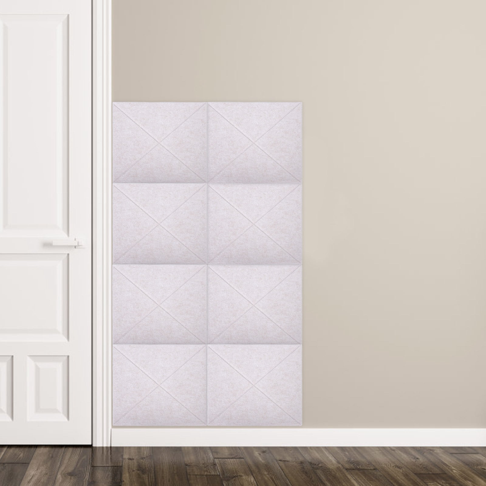Masteelf 6-Pack Acoustic Soundproof Wall Panels Self-Adhesive Sound Insulation Pads for Studio, Home Theater, Noise Reduction