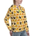 thumbnail image 6 of Daiia Funny Chicken Pattern Women's Fashion Hoodies & Sweatshirts with Kangaroo Pocket Hooded Sweatshirt with Eye-catching Drawstrings-Small, 6 of 7