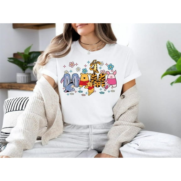 Winnie The Pooh Mama Shirt, Pooh and Co Family T-Shirt, Disney Mama Sweatshirt, Mother's Day Sweater, Mom Life Tee, Pooh Bear Mama Shirt