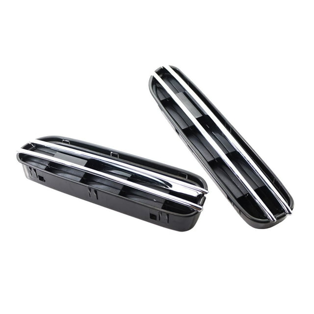Rejillas de Ventilación shamjiam Tiras Decorativas para Parrilla E60 E61 M5 2005 2010 Negro