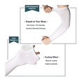 thumbnail image 3 of Set Mangas Protectoras  Bloosom Protección Solar Uv 3 Pares Blanco/Negro/Gris, 3 of 4