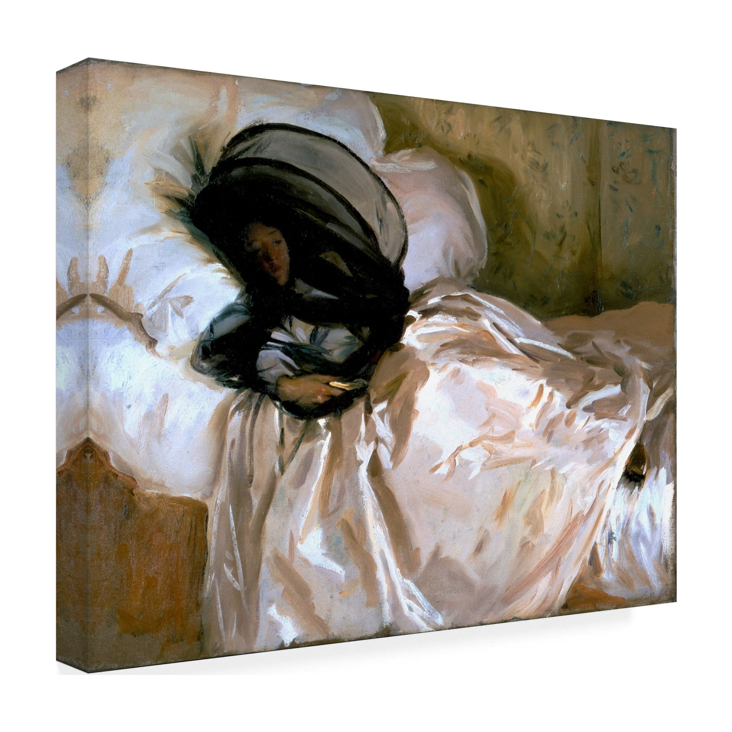 John Singer Sargent 'The Mosquito Net' Canvas Art