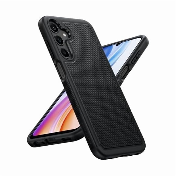 xixishop for Samsung Galaxy A25 Case: Galaxy A25 5G Phone Case Dual Layer Protective Phone Cover Rugged Full Body Drop Protection Shockproof Phone Case (Black)